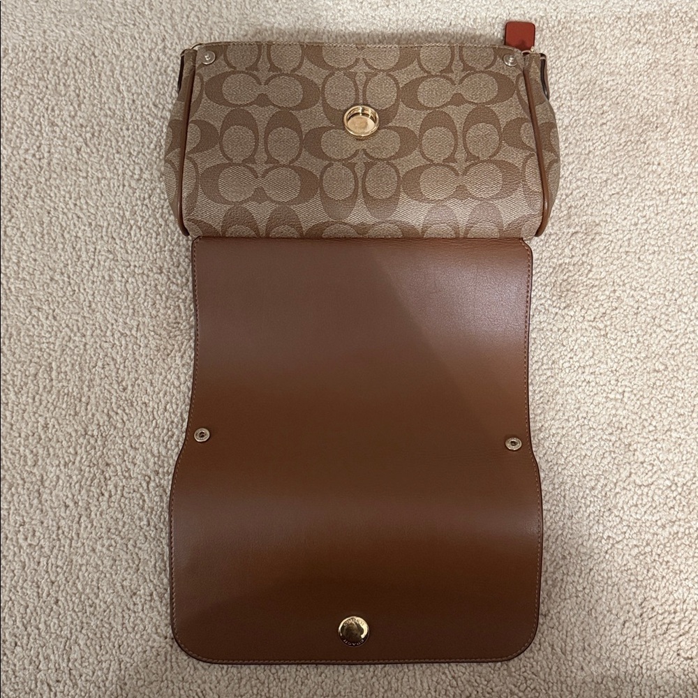 Coach Signature Coated Canvas Reversible Crossbody Bag - Picture 14 of 14